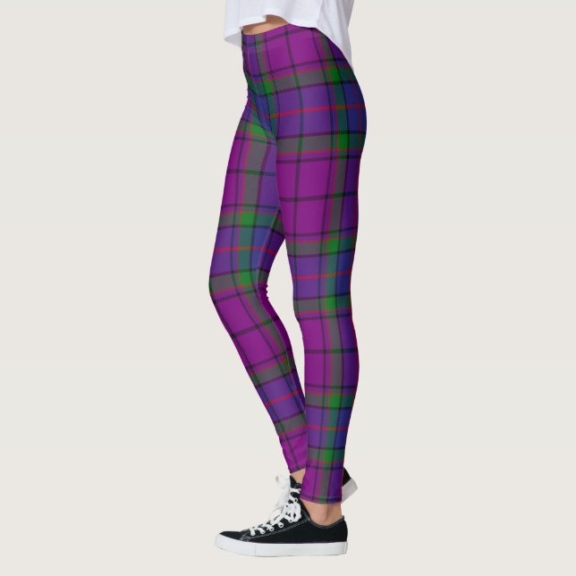 Scotstee Klan Wardlaw Tartan Women Leggings (Vänster)