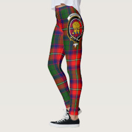 Scotstee Klan Wauchope Vapensköld Tartan Women Leg Leggings