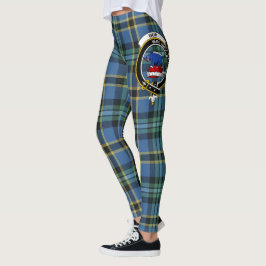 Scotstee Klan Weir Ancient Vapensköld Tartan Kvinn Leggings