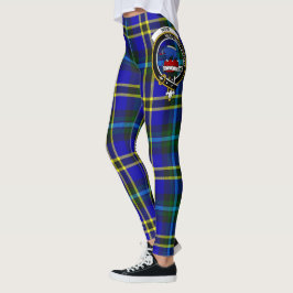 Scotstee Klan Weir Vapensköld Tartan Women Legging