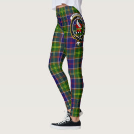 Scotstee Klan Whitefoord Vapensköld Tartan Kvinnor Leggings