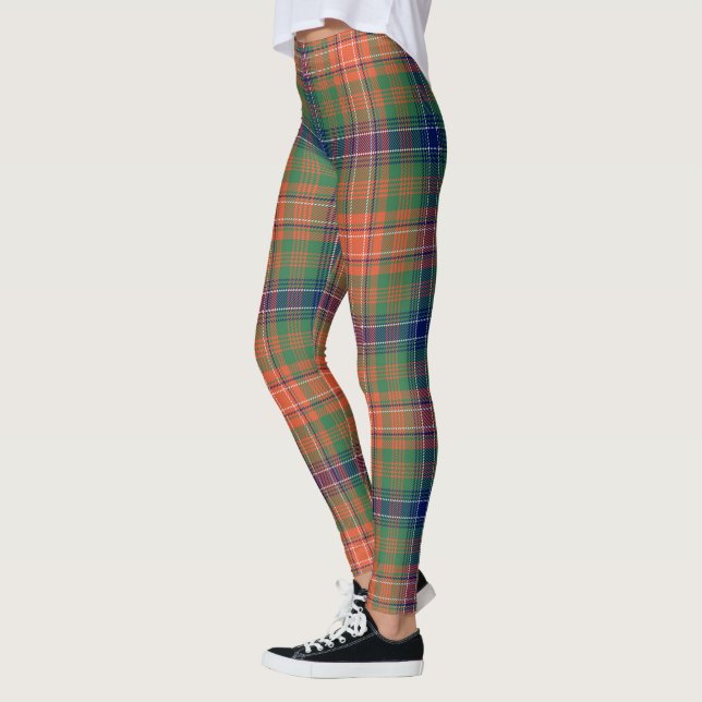 Scotstee Klan Wilson Tartan Women Leggings (Vänster)