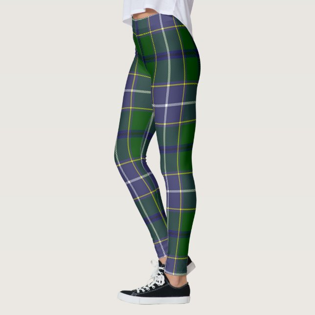 Scotstee Klan Wishart Hunting Tartan Women Legging (Vänster)