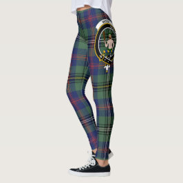 Scotstee Klan Wood Vapensköld Tartan Women Legging