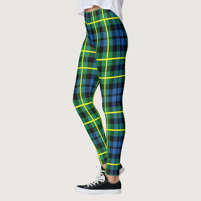 Scotstee Klane Campbell Av Breadalbane Uråldrig Tå Leggings (Vänster)