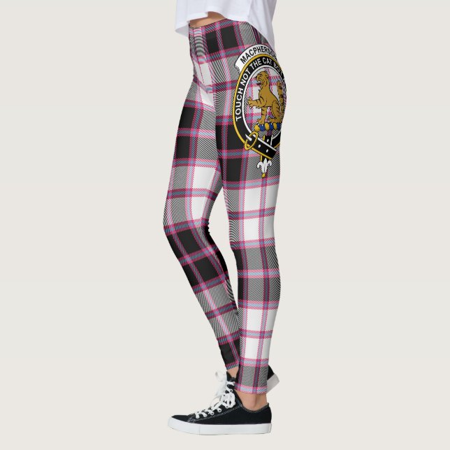 Scotstee Klane MacPherson Jakt Modern Hjälmprydnad Leggings (Vänster)