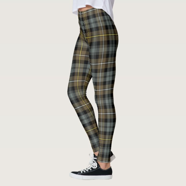 Scotstee klanen Campbell Argyll Väderbiten Tartan  Leggings (Vänster)