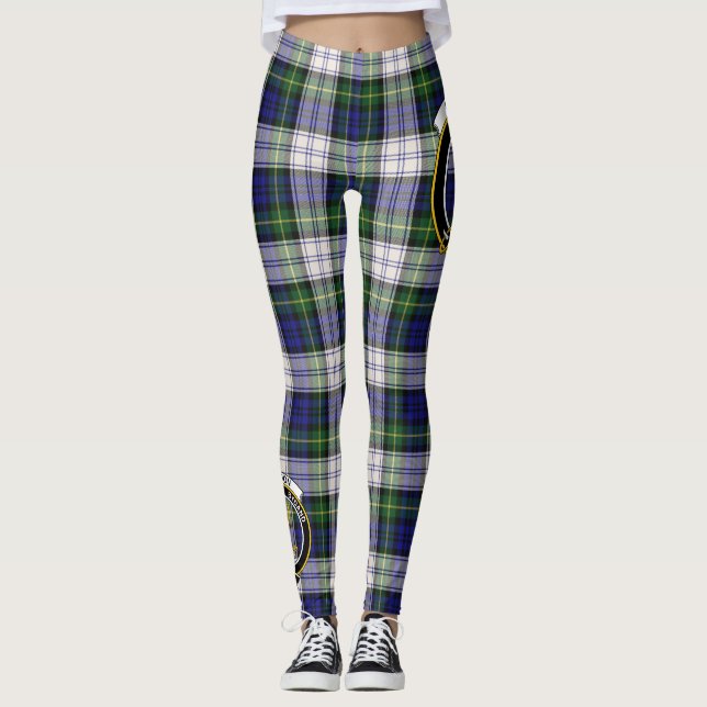 Scotstee klanen Gordon klänning modern vapensköld  Leggings (Framsida)