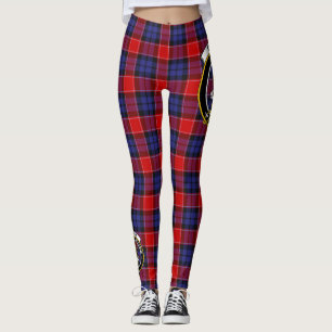 Scotstee Klanen Graham av Menteith Röd Kam-täcke Leggings