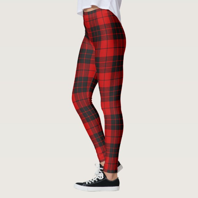 Scotstee Klanen MacLeod Of Raasay Tartan Kvinnor Leggings (Vänster)