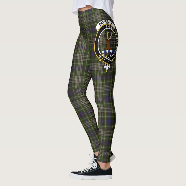 Scotstee Klans Davidson Tulloch Klänning Kambodja  Leggings (Vänster)