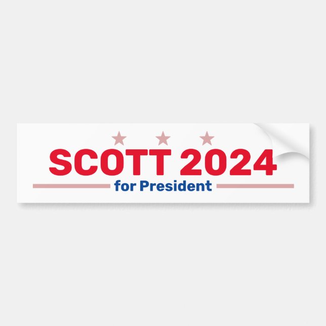 Scott 2024-klistermärke bildekal (Framsidan)