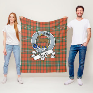 Scott Ancient Klan Badge Tartan Play Fleecefilt