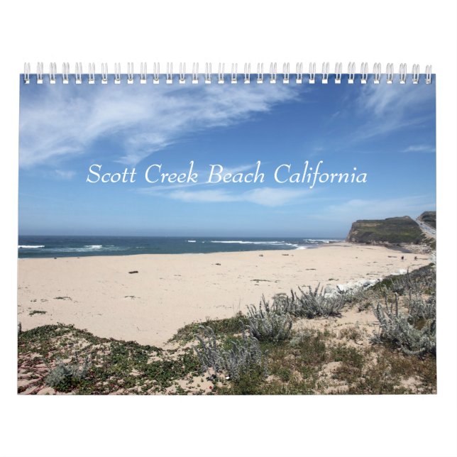 Scott Bäck Beach California Kalender (Omslag)