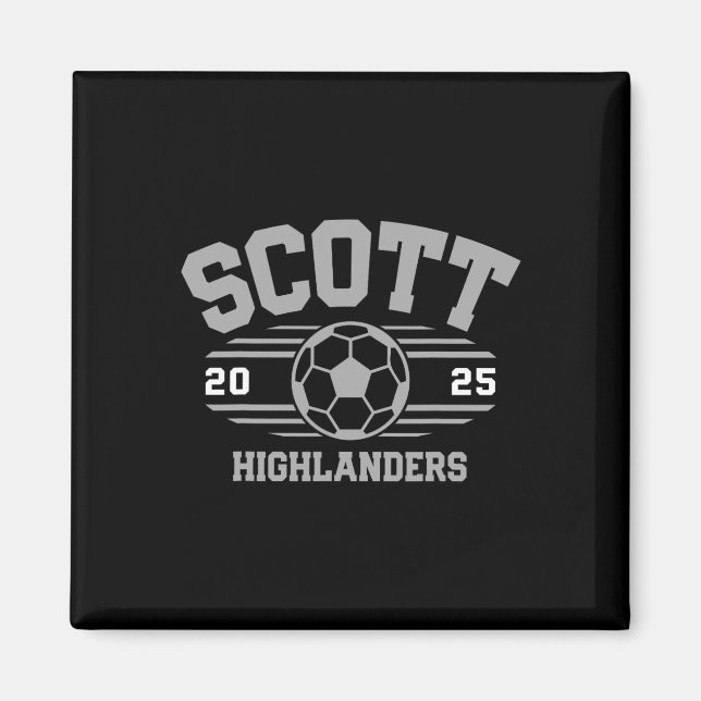 Scott Ers Fotboll Faktura 2025  Magnet (Framsidan)