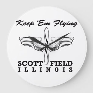 Scott Fält (Luft Force Base), Belleville, IL Stor Klocka