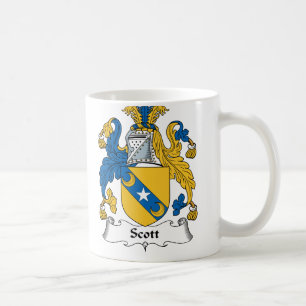 Scott familjvapensköld kaffemugg