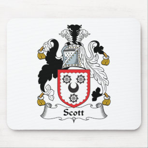 Scott familjvapensköld musmatta