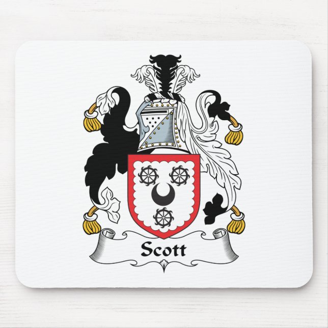 Scott familjvapensköld musmatta (Framsidan)