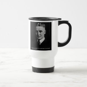 Scott Fitzgerald "Kärlek/Början" Citat Kaffe/Resem Resemugg