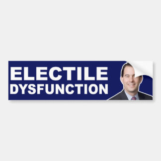 Scott fotgängare: Electile Dysfunction Bildekal