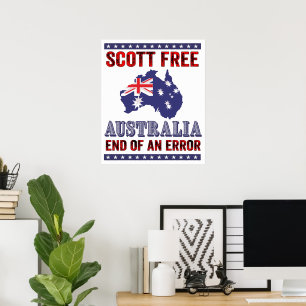 Scott Free - Australien End of a Error Poster