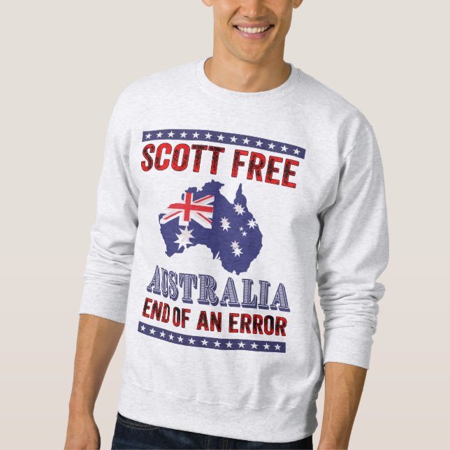 Scott Free - Australien - slut på ett fel Lång Ärmad Tröja (Framsida)