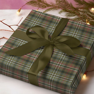 Scott Grönt WeaobeScottish Tartan Presentpapper