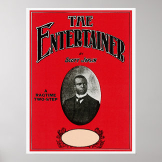 Scott Joplin Sång Lakan Cover Poster