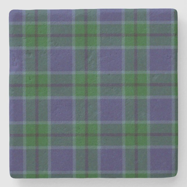 Scott Klan Tartan Play Stone Underlägg Sten (Framsidan)