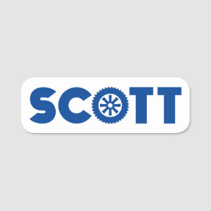 Scott Petrol Head Namnbricka