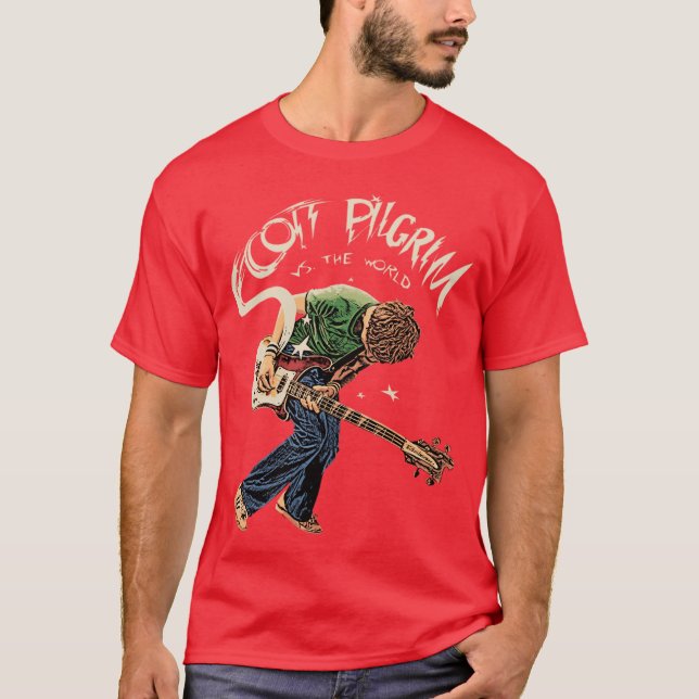 Scott Pilgrim vs the World vän T Shirt (Framsida)