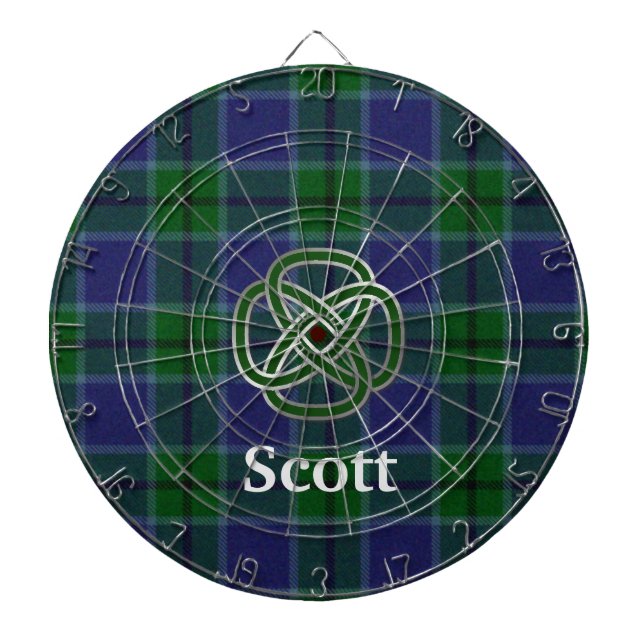 Scott Play med Celtic Knot Dart Board Piltavla (Framsidan)
