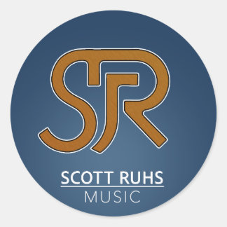 Scott Ruhs Logo Runt Klistermärke