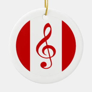 Scott Ruhs Logotyp Julgransprydnad Keramik