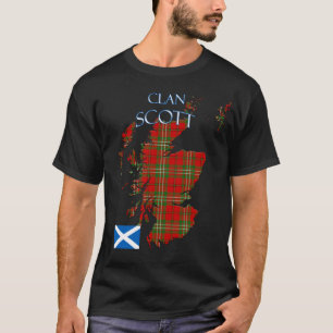 Scott Scottish Klan Tartan Scotland T Shirt
