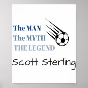 Scott Sterling T Shirt Studio C Fotbollsmålvakt Fa Poster