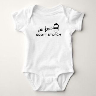 Scott Storch White Baby One Biet Baby Bodykostym T Shirt