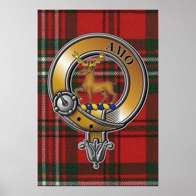 Scott Tartan & Badge Poster (Framsidan)