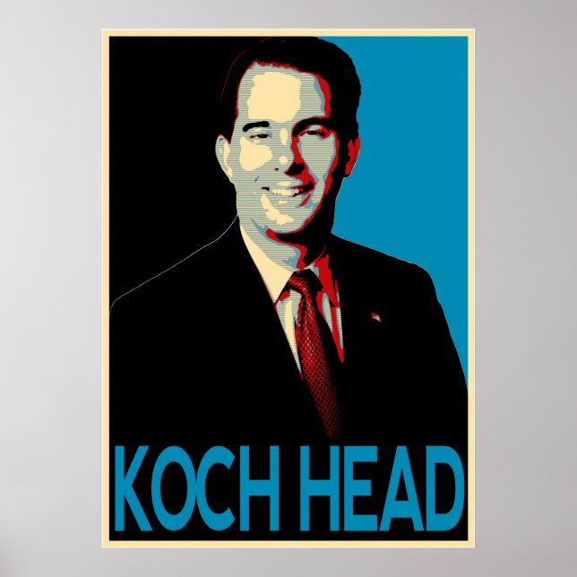 Scott Walker - Koch Head Poster (Framsidan)