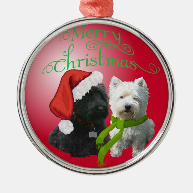 Scottie and Westie Ornament (Framsidan)