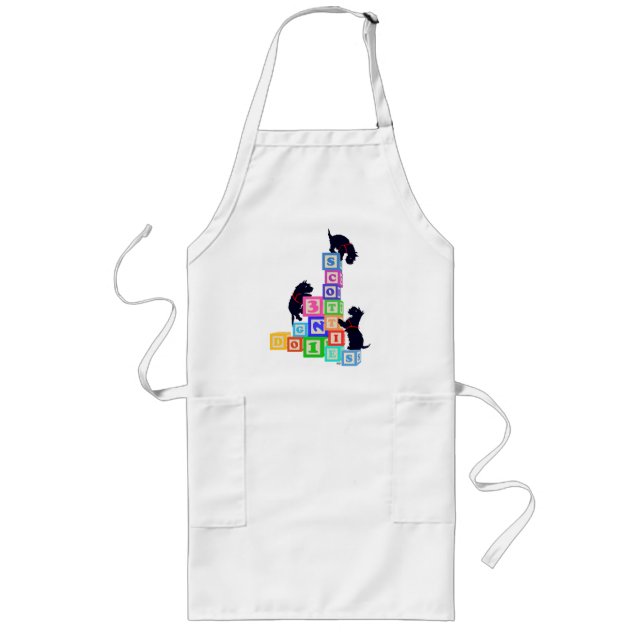 Scottie Blocks !! Långt Förkläde (Framsidan)
