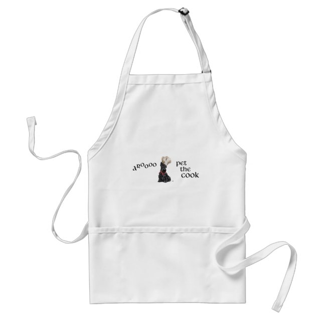 Scottie Chef Kyss kökshjälpen Förkläde (Framsidan)
