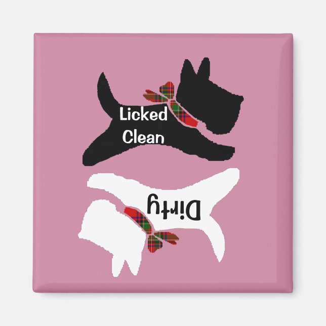 Scottie Dishwasher Magnet Personalize (Framsidan)