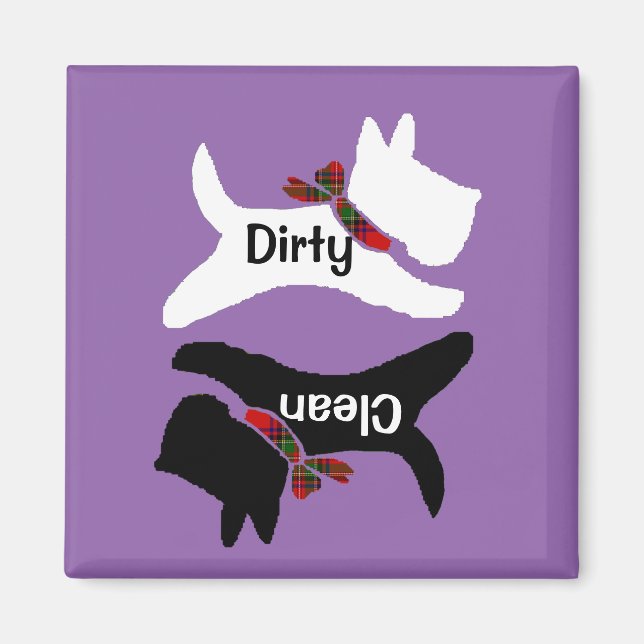 Scottie Dishwasher Magnet Personalize (Framsidan)