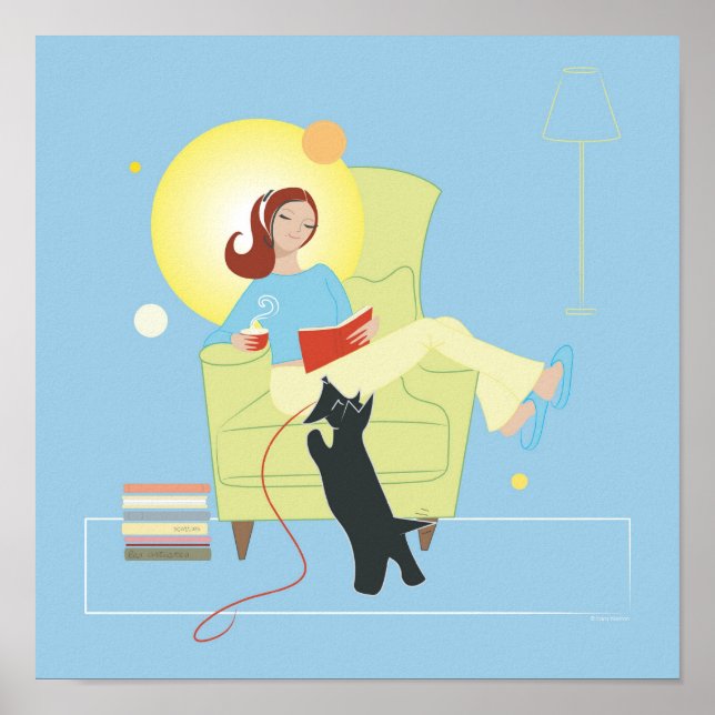 Scottie Gal Reading - Poster (Framsidan)