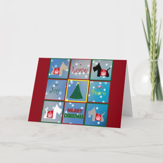 Scottie God jul Helgkort (Framsida)