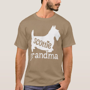 Scottie Grandma Gifts Cute Scottish Terrier Hund L T Shirt