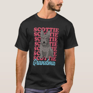 Scottie Grandma Hundägare Scottish Terrier T Shirt