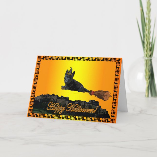 Scottie Halloween Kort (Framsida)
